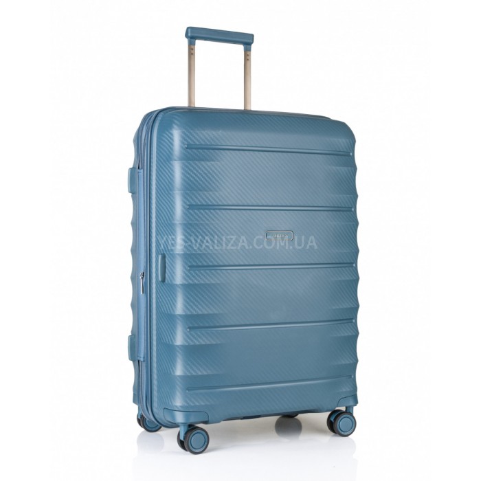 Чемодан средний M полипропилен зелёный 66х46х28+5/89л/3.8кг/Airtex 242, фото 1