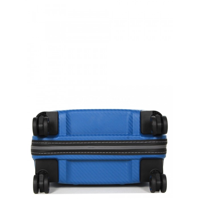 Чемодан малый S полипропилен синий 55х40х23+5см/52л/3.05кг/Airtex 242, фото 8