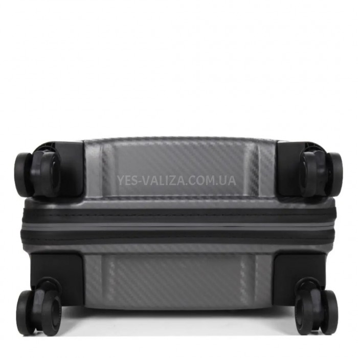 Валіза мала S поліпропілен сіра 55х40х23(+5)см/52л/3.05кг/Airtex 242, фото 8