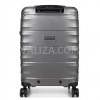 Чемодан малый S полипропилен серый 55х40х23+5см/52л/3.05кг/Airtex 242, фото 14