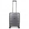 Чемодан малый S полипропилен серый 55х40х23+5см/52л/3.05кг/Airtex 242, фото 11