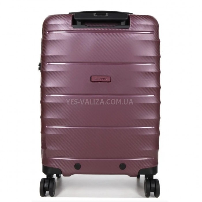 Чемодан малый S полипропилен фиолет 55х40х23+5см/52л/3.05кг/Airtex 242, фото 3