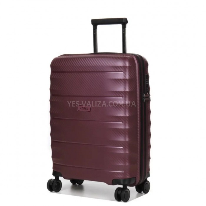 Чемодан малый S полипропилен фиолет 55х40х23+5см/52л/3.05кг/Airtex 242, фото 2