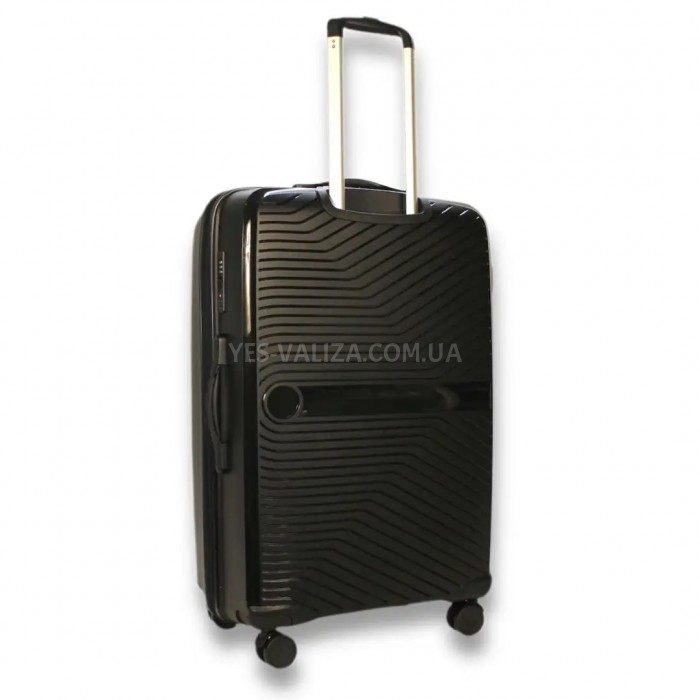 Валіза Airtex велика L поліпропілен чорна 75х48х29см/95л/4.2кг, фото 2