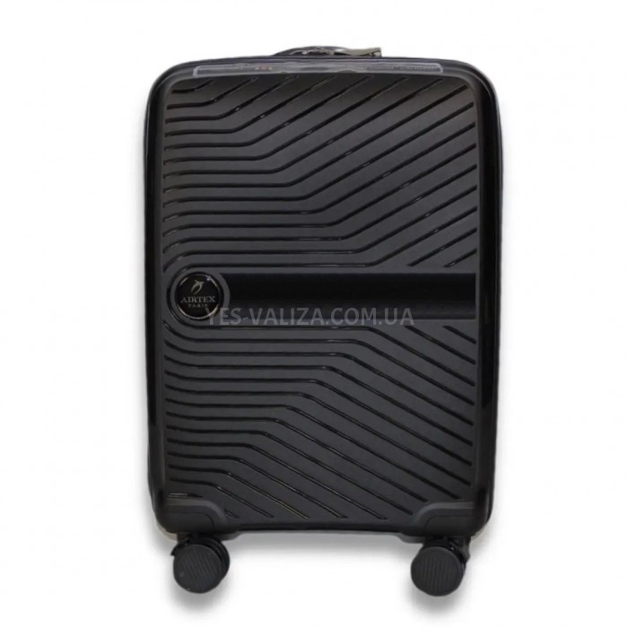 Чемодан Airtex большой L полипропилен чёрный 75х48х29см/95л/4.2кг, фото 4