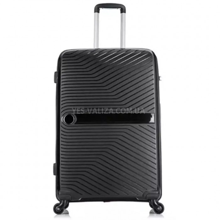 Чемодан Airtex большой L полипропилен чёрный 75х48х29см/95л/4.2кг, фото 1