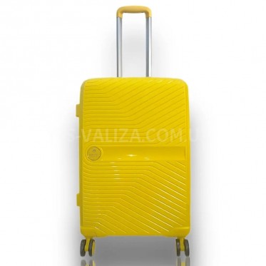 Валіза велика L поліпропілен жовта 75х48х29+5см/110л/4.2кг/Airtex 280