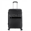 Валіза Airtex середня M поліпропілен чорна 65х44х27(+5)см/81л/3.4кг, фото 10