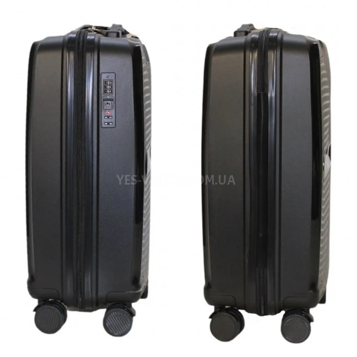 Валіза Airtex середня M поліпропілен чорна 65х44х27(+5)см/81л/3.4кг, фото 6