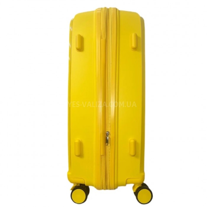 Валіза середня M поліпропілен жовта 65х44х27+5см/80л/3.4кг/Airtex 280, фото 4
