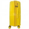 Валіза середня M поліпропілен жовта 65х44х27+5см/80л/3.4кг/Airtex 280, фото 9