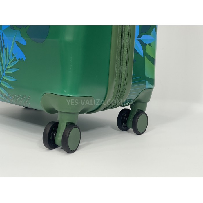 Чемодан средний M поликарбонат зелёный 68х46х27+5/89л/3.8кг/Airtex 970, фото 8