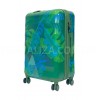 Чемодан средний M поликарбонат зелёный 68х46х27+5/89л/3.8кг/Airtex 970, фото 11