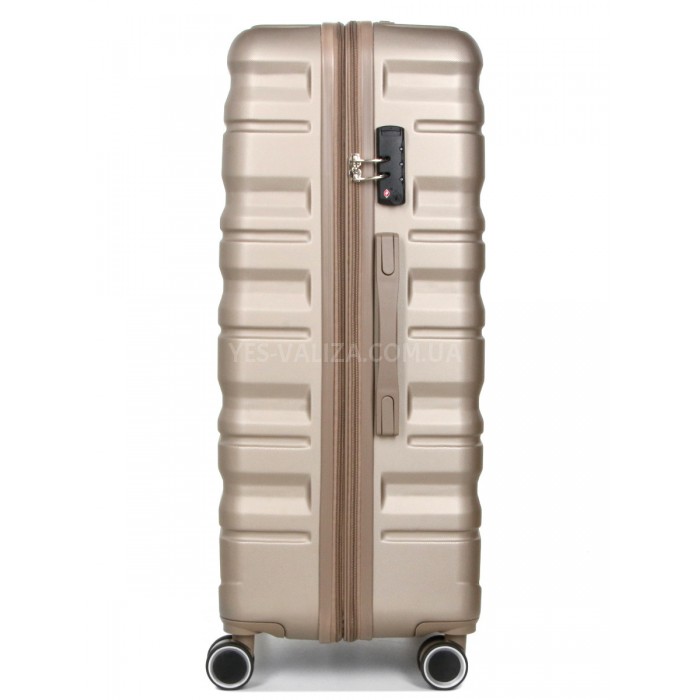 Чемодан Франция большой L шампань 76х49х29(+5)см/110л/4.2кг/Worldline 628, фото 5