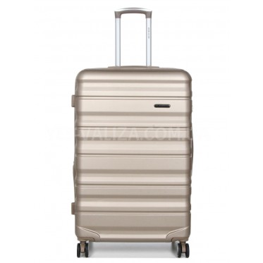 Валіза Франція велика L шампань 76х49х29(+5)см/110л/4.2кг/Worldline 628