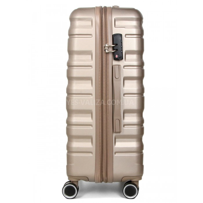 Валіза Франція середня M шампань 66х43х26(+5см/75л/3.7кг/Worldline 628, фото 4