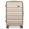 Валіза Франція середня M шампань 66х43х26(+5см/75л/3.7кг/Worldline 628, фото 13
