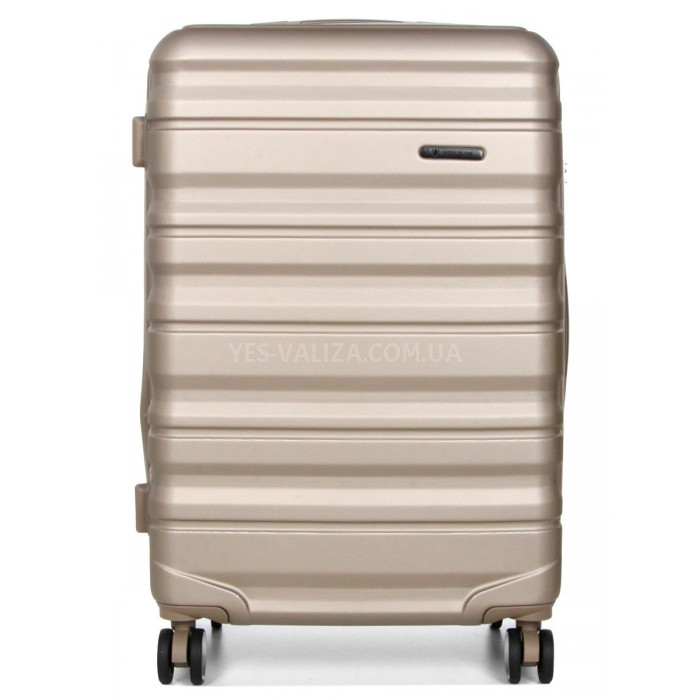 Чемодан Франция средний M шампань 66х43х26+5см/75л/3.7кг/Worldline 628, фото 3