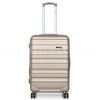Валіза Франція середня M шампань 66х43х26(+5см/75л/3.7кг/Worldline 628, фото 11