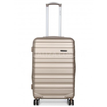 Чемодан Франция средний M шампань 66х43х26+5см/75л/3.7кг/Worldline 628