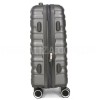 Чемодан ручная кладь S серый 55х35х20(+5)см/42л/2.8кг/Worldline 628, фото 16