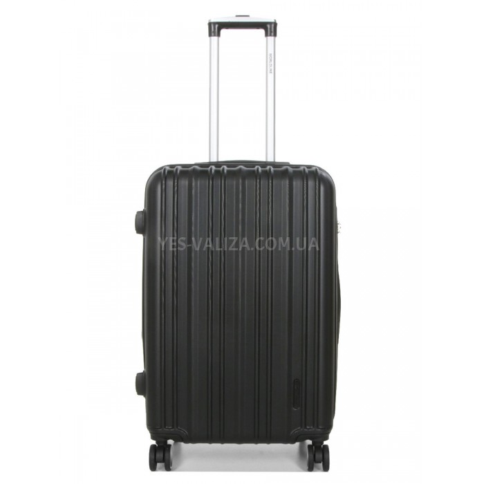 Чемодан Франция средний M чёрный 66х42х26(+5см/74л/3.5кг/Worldline 623, фото 2