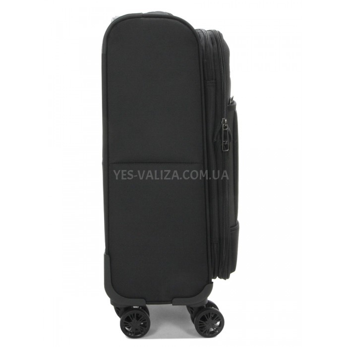 Чемодан ручная кладь S ткань чёрный 55х35х20+5см/38л/2.7кг/Airtex 832, фото 4