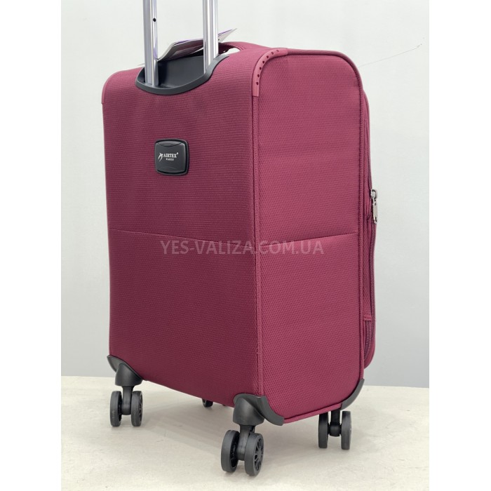 Чемодан Airtex ручная кладь S ткань красный 55х35х20(+5)см/42л/1.9кг, фото 5