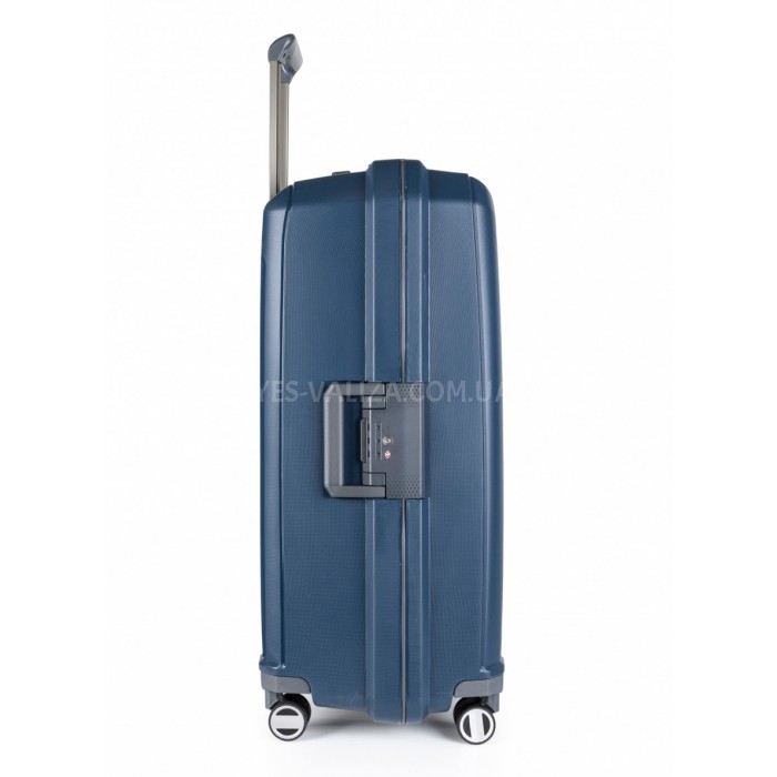Валіза велика L поліпропілен синя 75х54х31см/110л/5кг/Airtex 226, фото 3