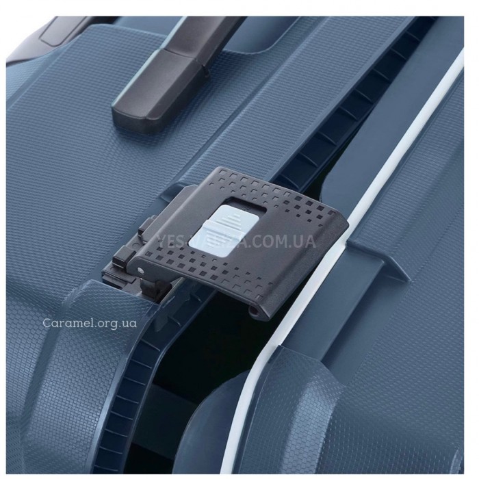 Чемодан большой L полипропилен синий 75х54х31см/110л/5кг/Airtex 226, фото 4