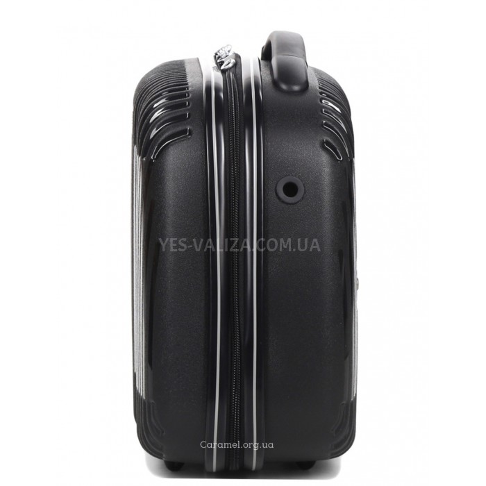 Кейс(ручна поклажа) Airtex поліпропілен чорний 37х31х17см/17л/1.1кг, фото 5