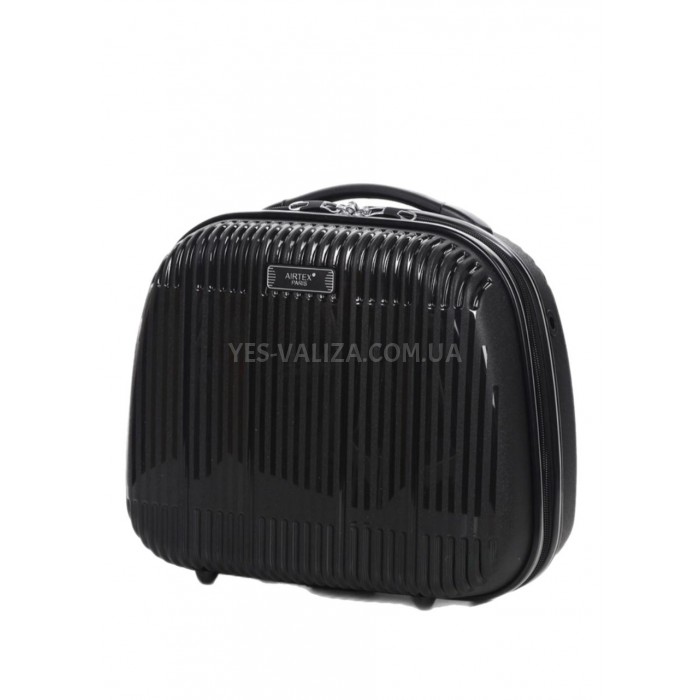 Кейс(ручна поклажа) Airtex поліпропілен чорний 37х31х17см/17л/1.1кг, фото 1