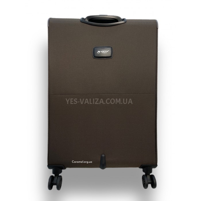 Валіза Airtex велика L тканина коричнева 75х47х30(+5)см/110л/2.9кг, фото 2