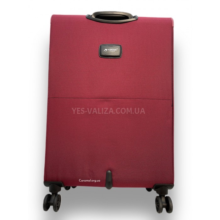 Валіза Airtex велика L тканина червона 75х47х30(+5)см/110л/2.9кг, фото 2