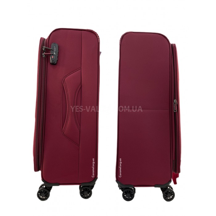 Валіза Airtex велика L тканина червона 75х47х30(+5)см/110л/2.9кг, фото 3