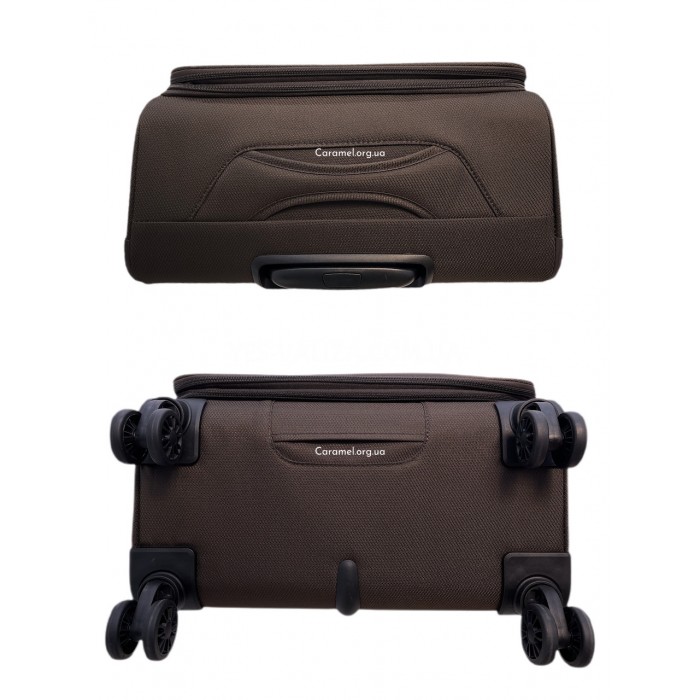 Валіза Airtex середня M тканина коричнева 67х42х27(+5)см/80л/2.4кг, фото 4