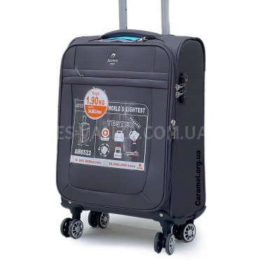 Чемодан Airtex ручная кладь S ткань серый 55х35х20(+5)см/42л/2.1кг