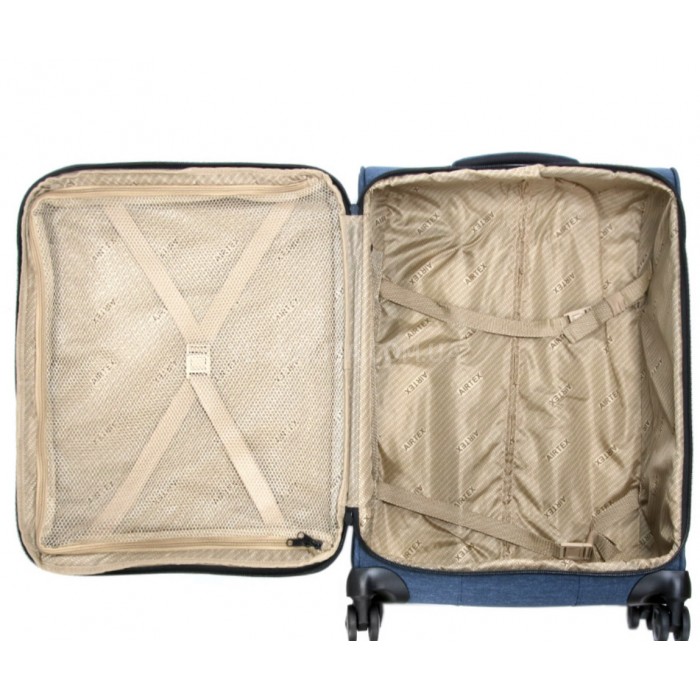 Валіза Airtex велика L тканина синя 79х48х32(+5)см/127л/4.8кг, фото 10