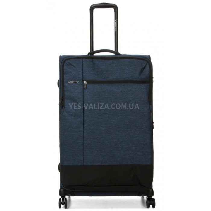 Валіза Airtex велика L тканина синя 79х48х32(+5)см/127л/4.8кг, фото 2
