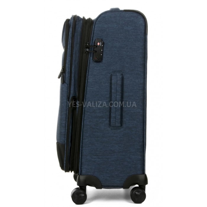 Валіза Airtex велика L тканина синя 79х48х32(+5)см/127л/4.8кг, фото 4