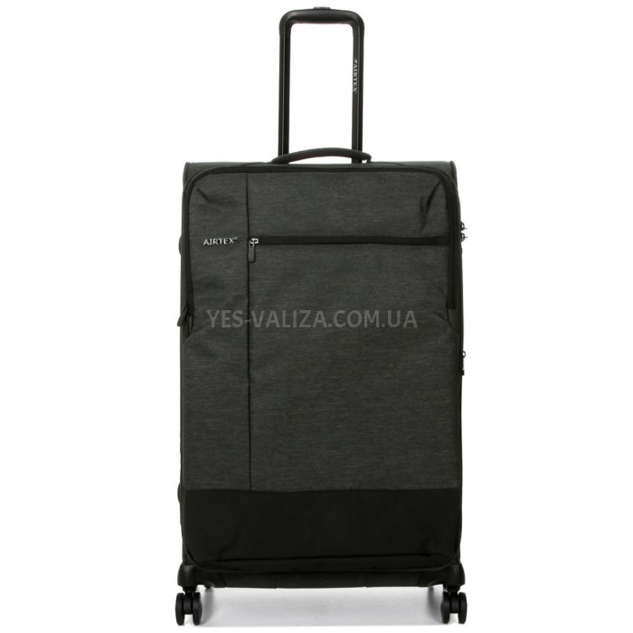 Чемодан Airtex большой L ткань серый 79х48х32(+5)см/127л/4.8кг, фото 2