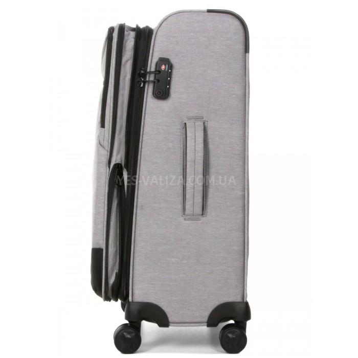 Валіза Airtex велика L тканина св.сіра 79х48х32(+5)см/127л/4.8кг, фото 4