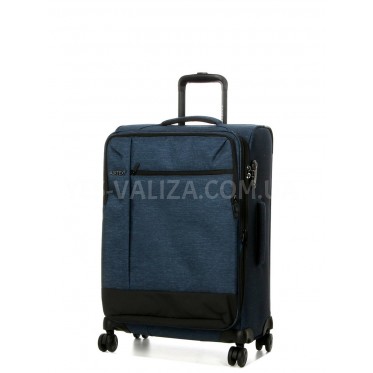 Чемодан Airtex средний M ткань синий 66х44х29(+5)см/88л/3кг