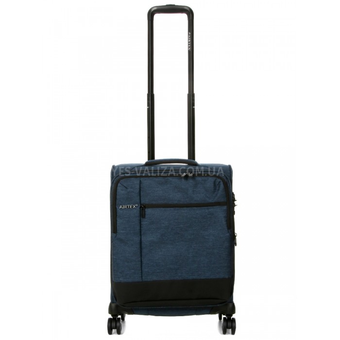 Чемодан Airtex малый S ткань синий 54х40х23(+5)см/50л/2.8кг, фото 5 Чемодан Airtex малый S ткань синий 54х40х23(+5)см/50л/2.8кг, фото 5
