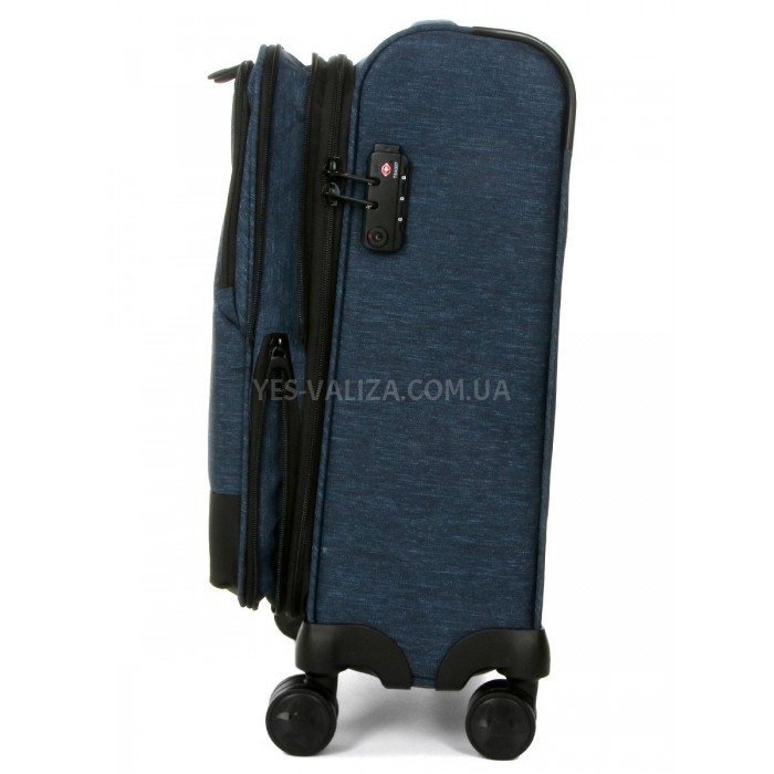 Валіза Airtex мала S тканина синя 54х40х23(+5)см/50л/2.8кг, фото 6
