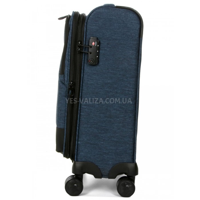 Валіза Airtex мала S тканина синя 54х40х23(+5)см/50л/2.8кг, фото 2