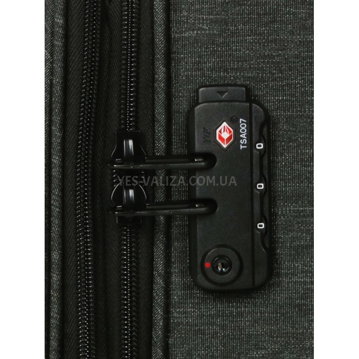 Чемодан Airtex малый S ткань серый 54х40х23(+5)см/50л/2.8кг, фото 9