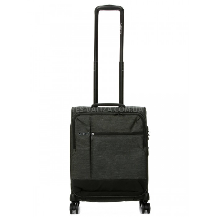 Чемодан Airtex малый S ткань серый 54х40х23(+5)см/50л/2.8кг, фото 2