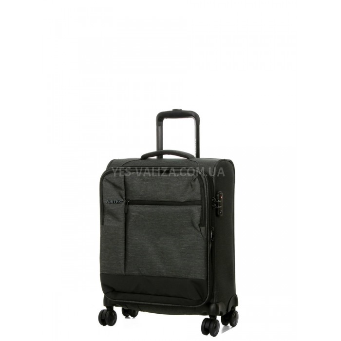 Чемодан Airtex малый S ткань серый 54х40х23(+5)см/50л/2.8кг, фото 1
