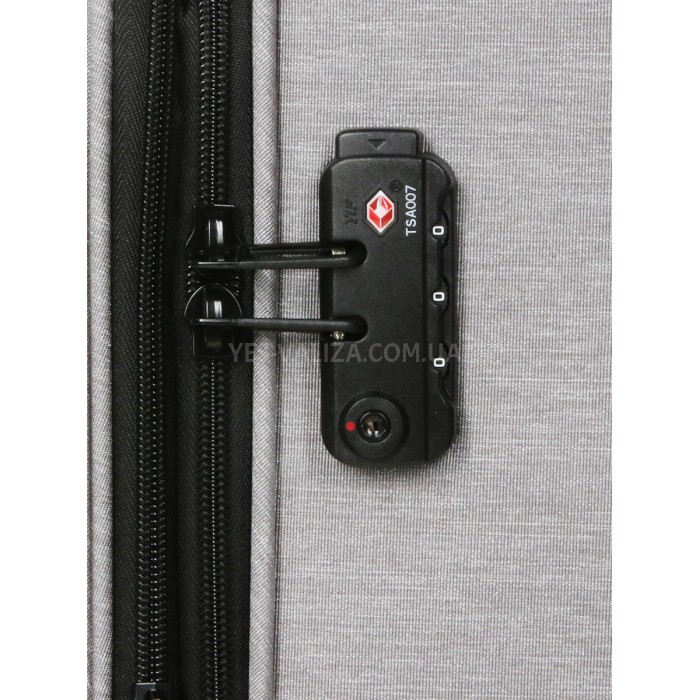 Валіза Airtex мала S тканина св.сіра 54х40х23(+5)см/50л/2.8кг, фото 10